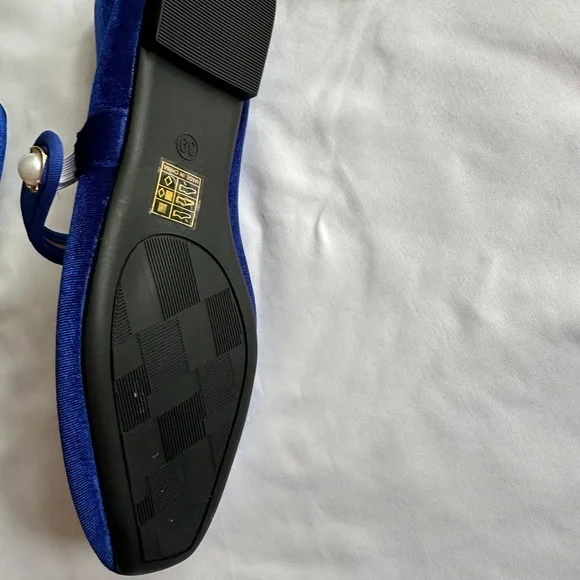 VELVET BALLET FLATS - Picture 5 of 7